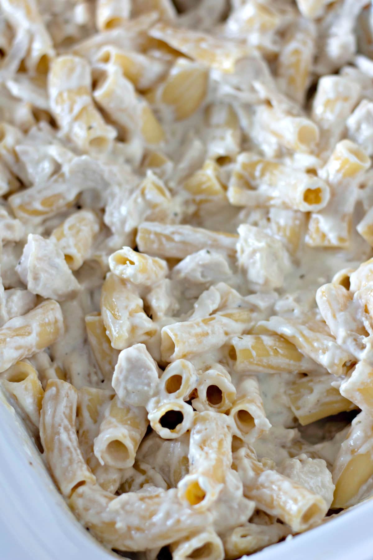 creamy pasta in slow cooker