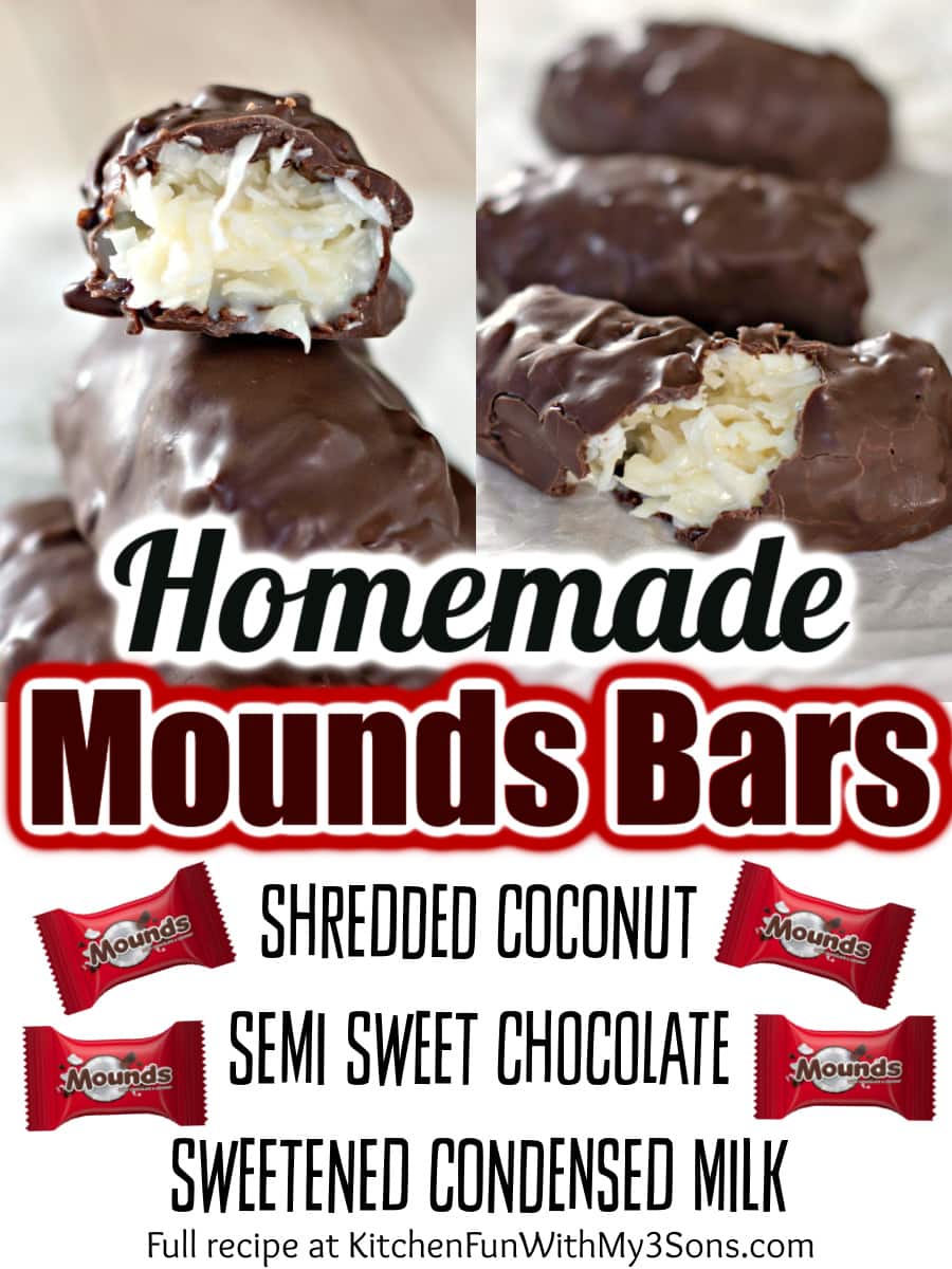 3Ingredient Mounds Bar Recipe Kitchen Fun With My 3 Sons