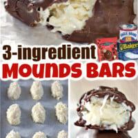 3-Ingredient Homemade Mounds Bars