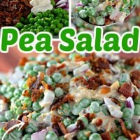 Loaded Pea Salad with Bacon