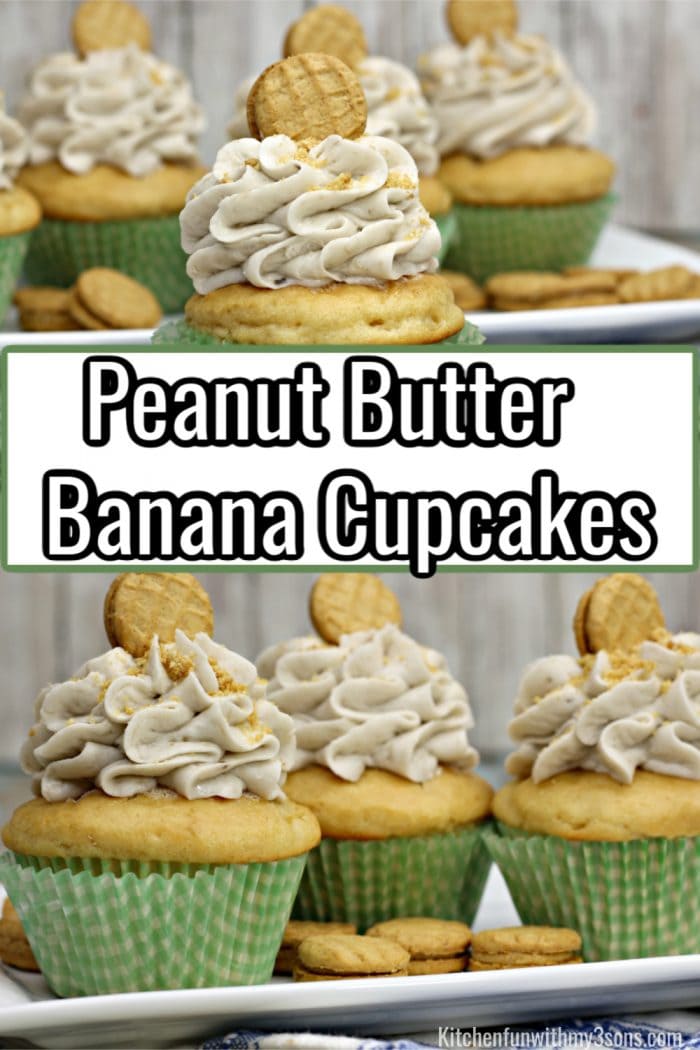peanut butter banana cupcakes