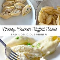 Cheesy Chicken Stuffed Shells