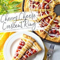 Cherry Cream Cheese Crescent Ring