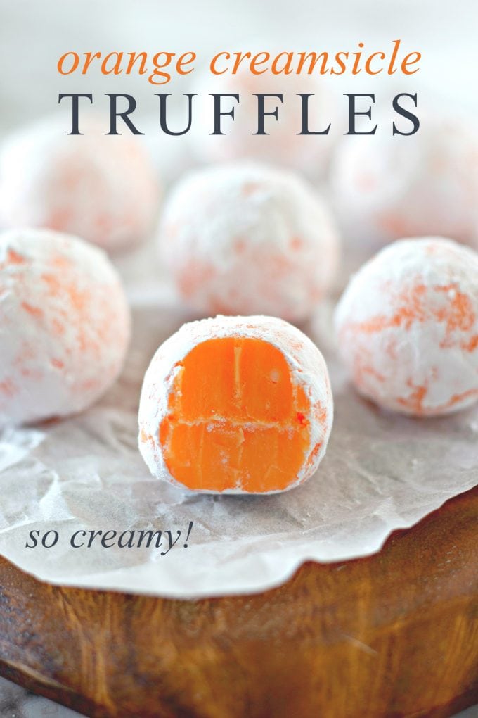 Easy Orange Creamsicle Truffles on Pinterest