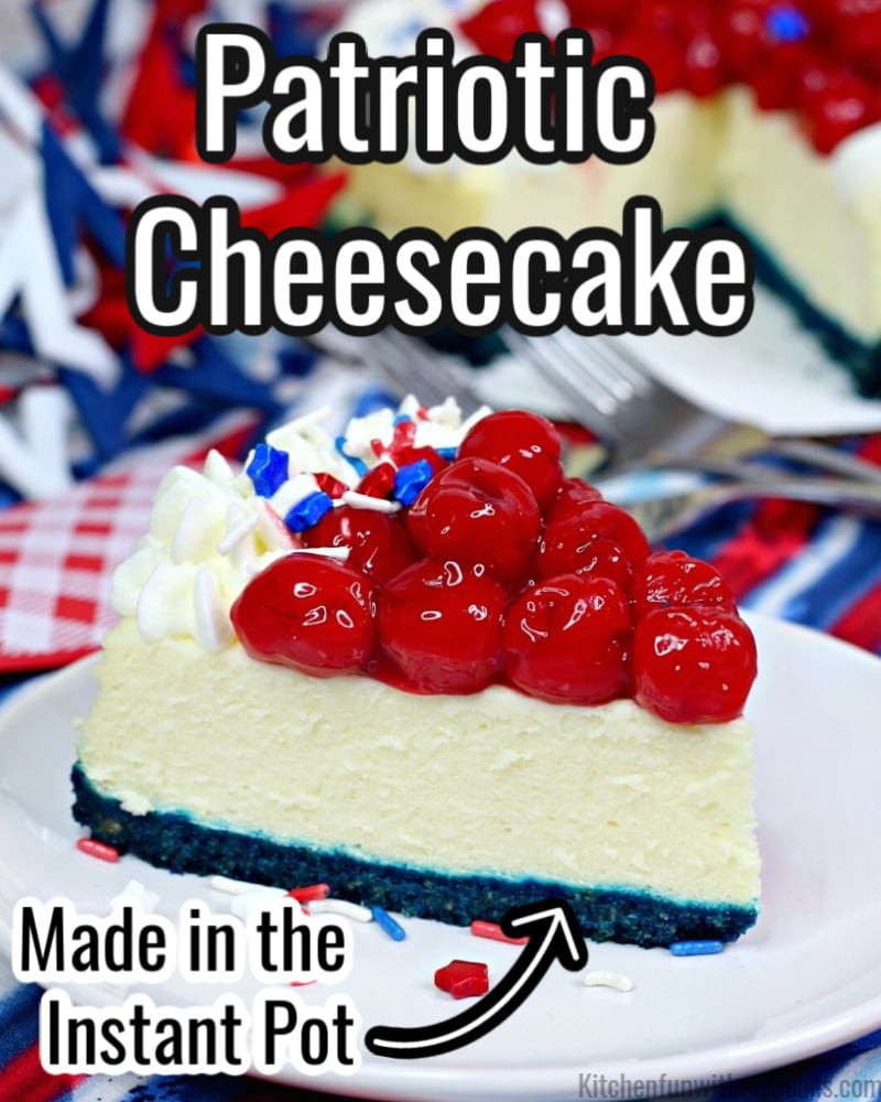 Instant Pot Patriotic Cheesecake