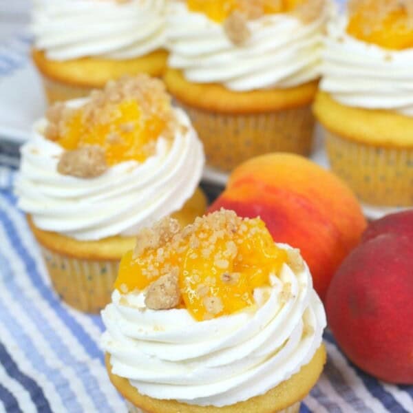 Peach Pie Cupcakes