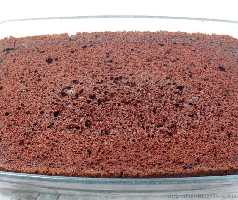 baked chocolate cake