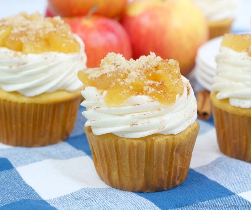 apple pie cupcakes