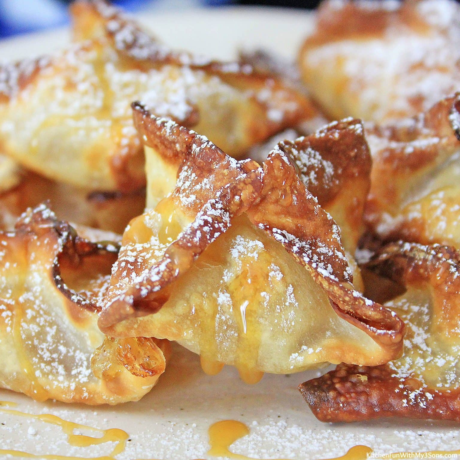Apple Pie Wontons in the Air Fryer Kitchen Fun With My 3 Sons