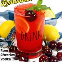 Cherry Lemonade Cocktail Pin