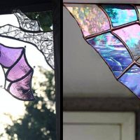 Halloween Stained Glass Art