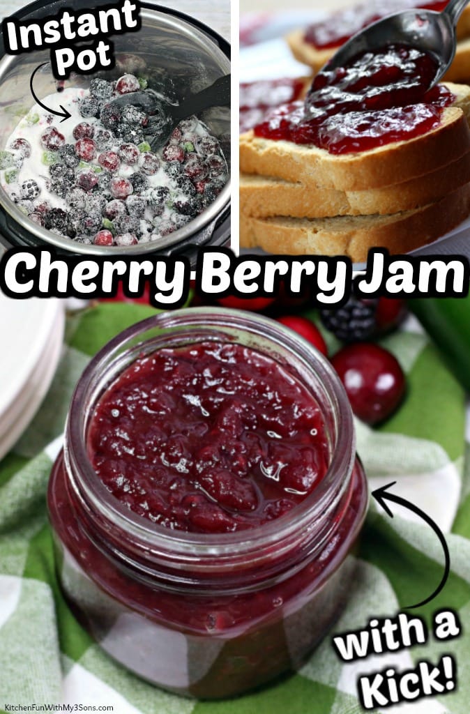 Instant Pot Cherry Berry Jam