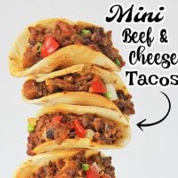 Mini Beef and Cheese Tacos