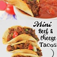 Mini Beef and Cheese Tacos