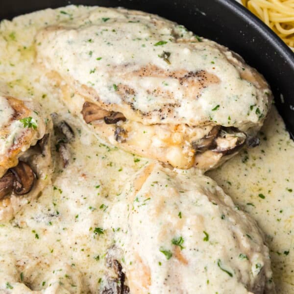 Mushroom Stuffed Chicken feature