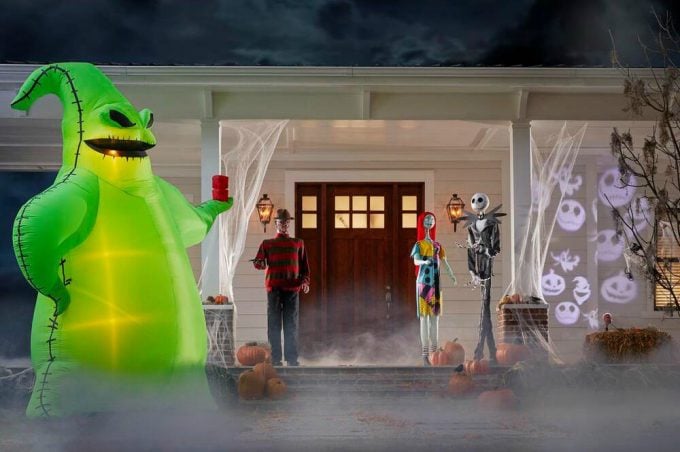 10.5-Foot Disney Oogie Boogie Inflatable for the Nightmare Before Christmas Fans