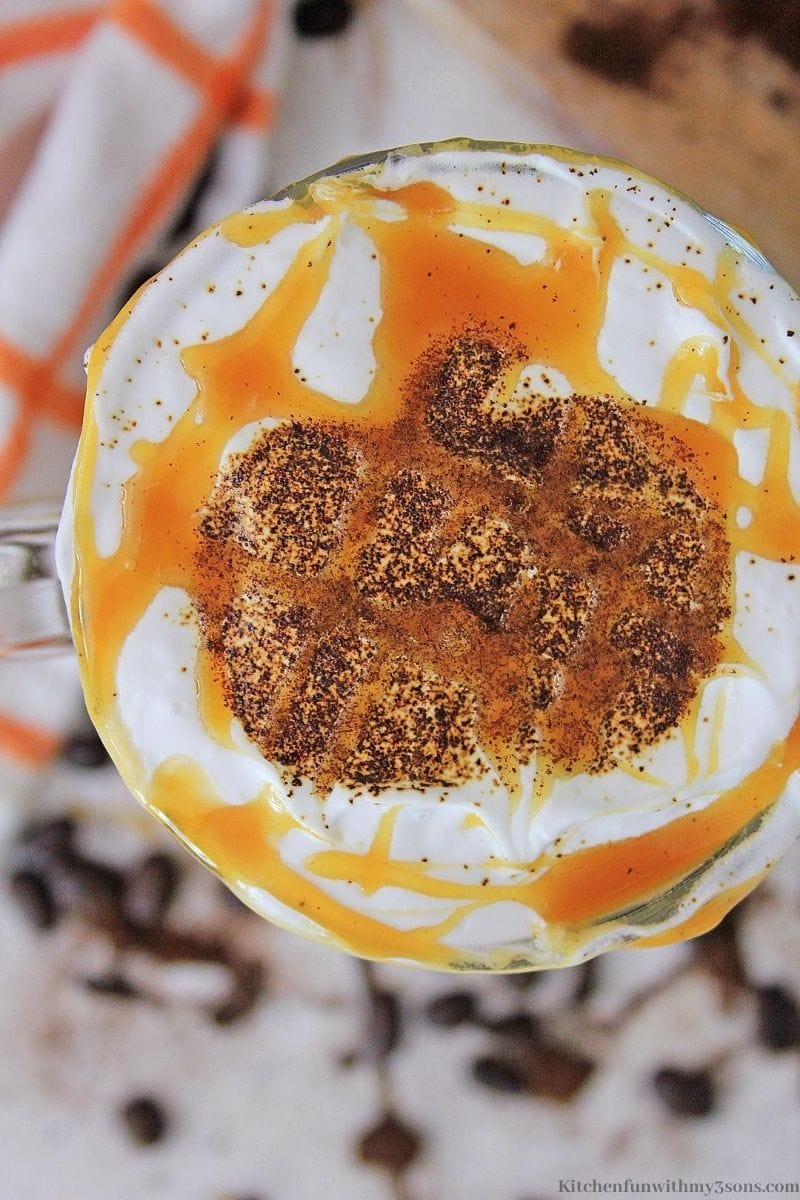 Homemade Caramel Pumpkin Latte
