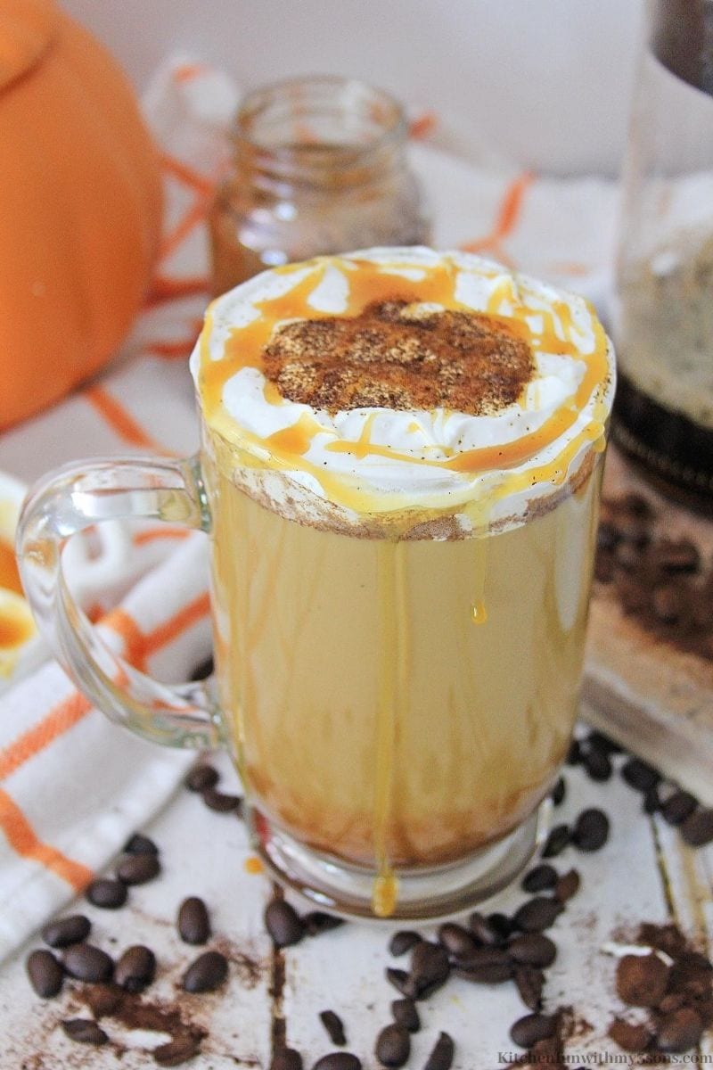 Homemade Caramel Pumpkin Latte