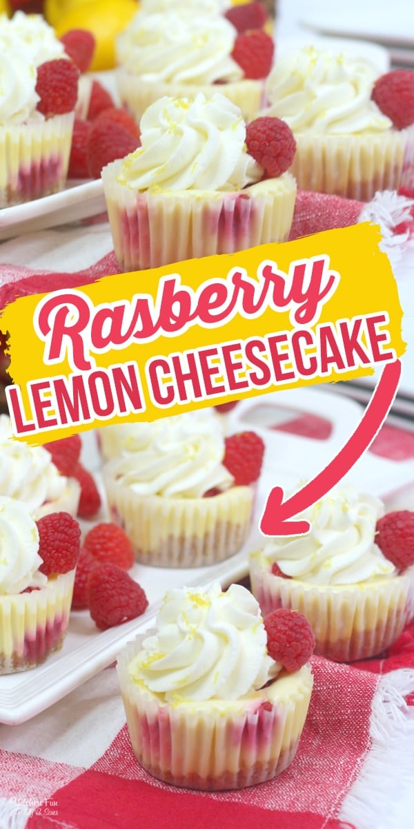 Mini Muffin-Tin Lemon-Raspberry Cheesecake