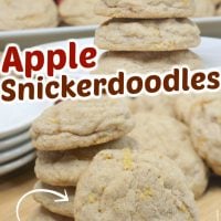 Apple Snickerdoodle Cookies pin