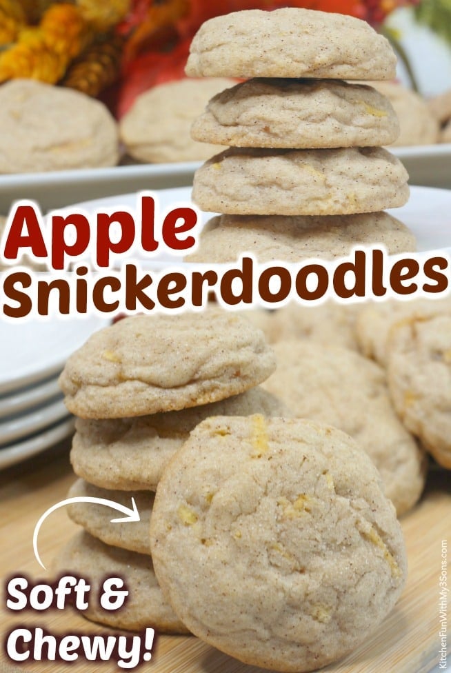Apple Snickerdoodle Cookies