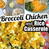 Broccoli Chicken and Rice Casserole