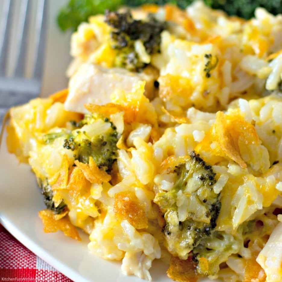 Cheesy Chicken Broccoli And Rice Casserole Kitchen Fun With My 3 Sons,Learn To Crochet Kit