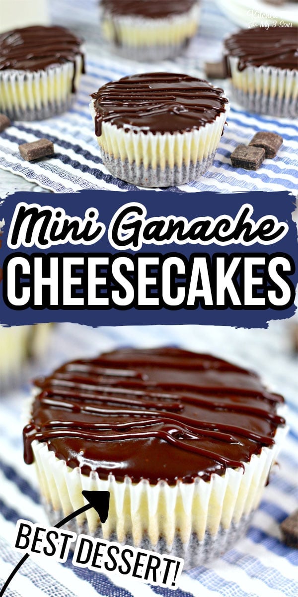 Mini Chocolate Ganache Cheesecake 
