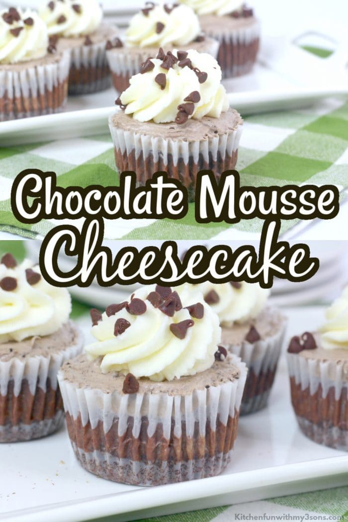 Mini Chocolate Mousse Cheesecake