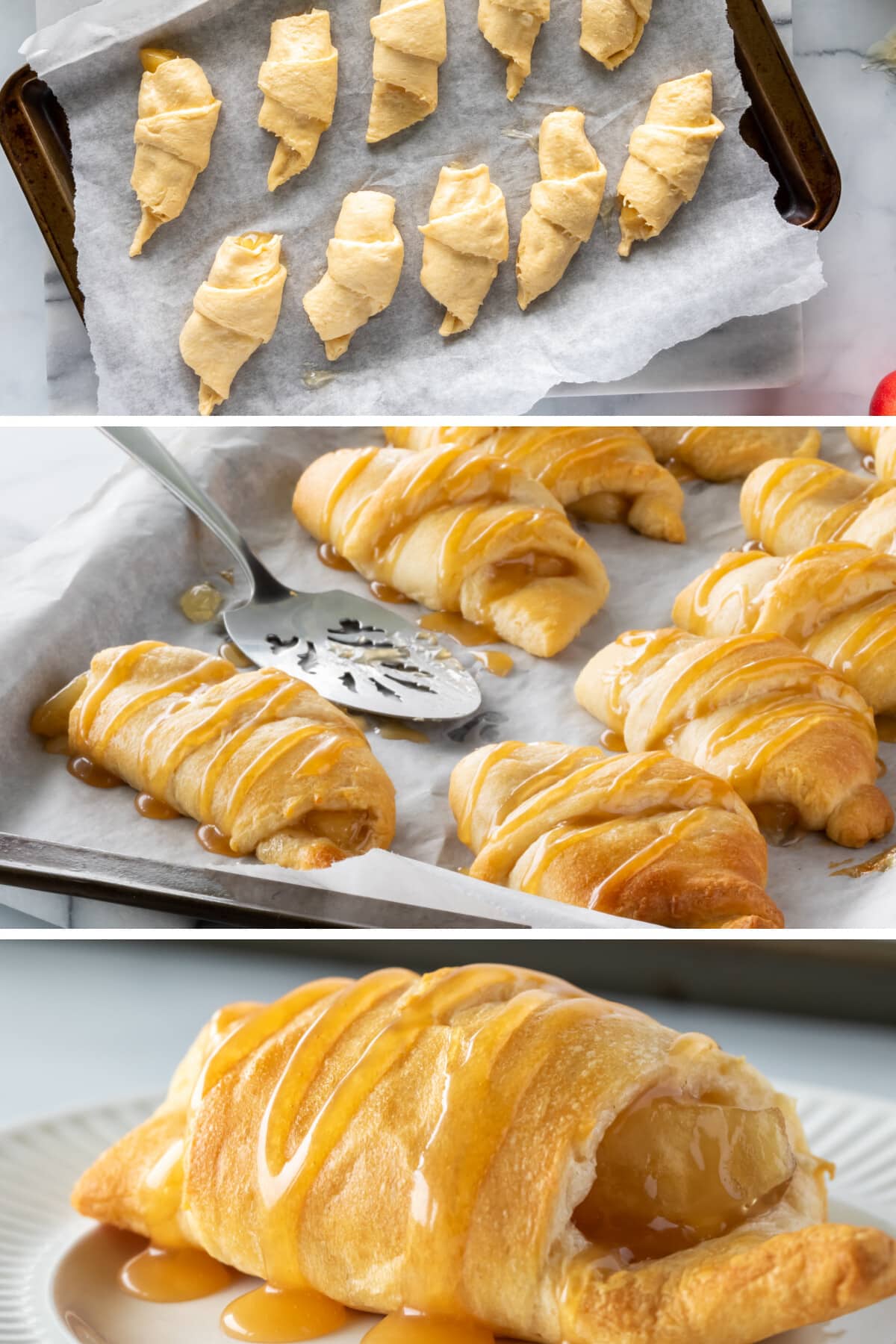 Apple Pie Crescent Rolls - Food with Feeling