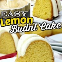 Easy lemon Bundt Cake