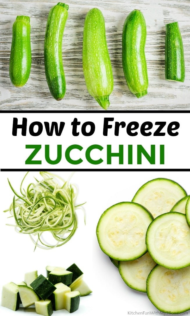 How To Freeze Zucchini