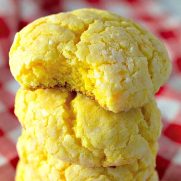 Lemon Cake Mix Cookies feature