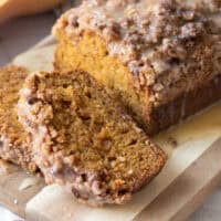 Pumpkin Streusel Bread feature