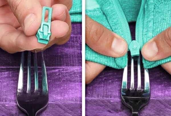 Use a Fork to Fix a Zipper