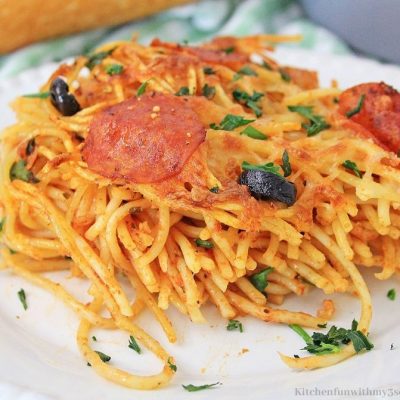 Air Fryer Loaded Pizza Pasta