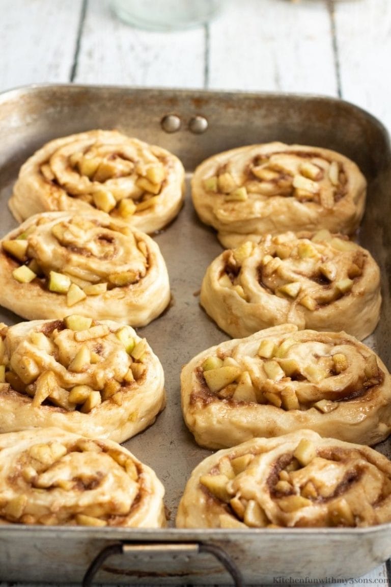 Apple Cinnamon Buns Recipe Kitchen Fun With My 3 Sons