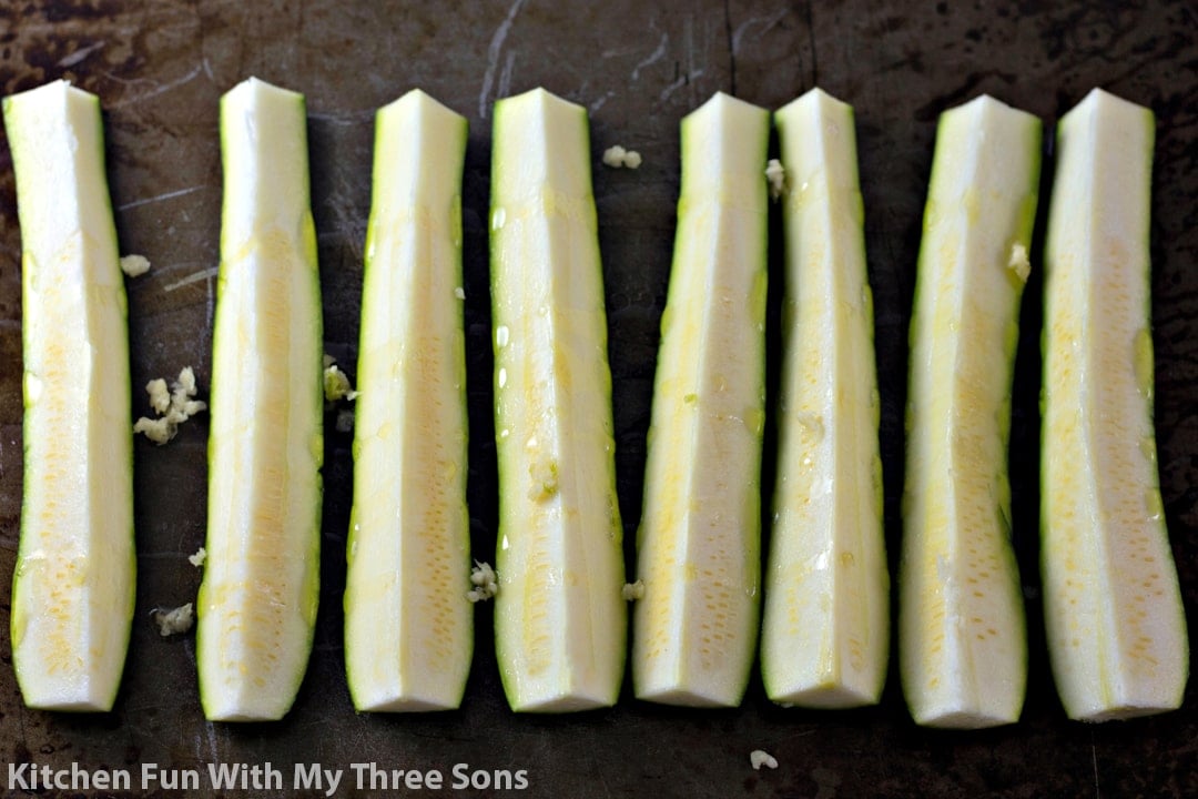Baked Zucchini Spears Kitchen Fun With My 3 Sons