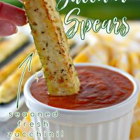 Baked Zucchini Spears