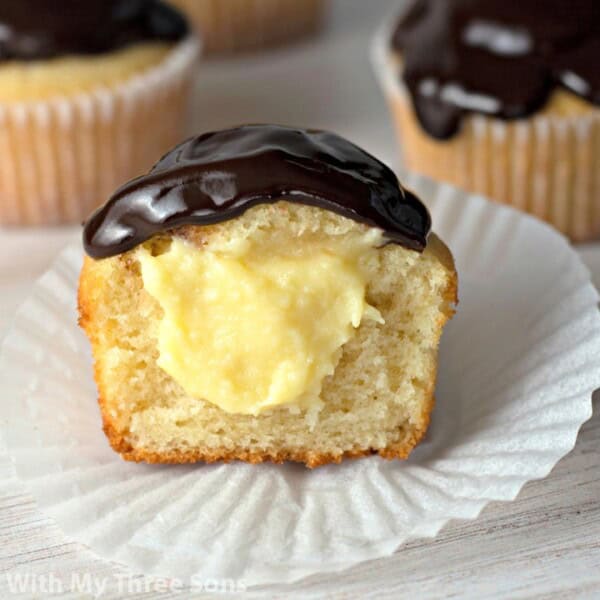 Boston Cream Cupcakes