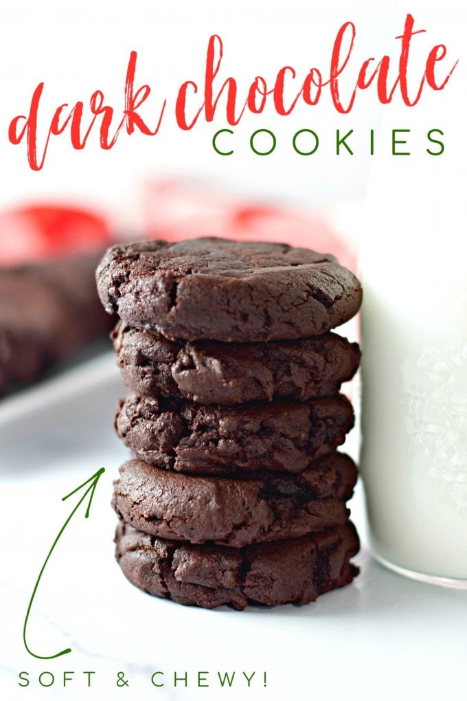 Dark Chocolate Cookies on Pinterest