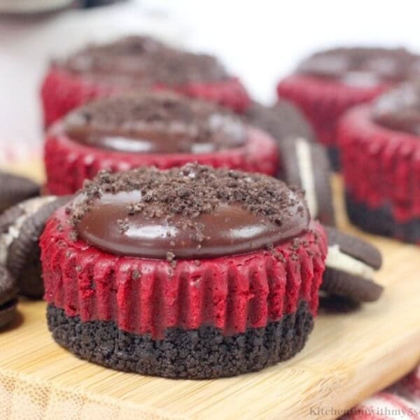 Mini Red Velvet Cheesecakes