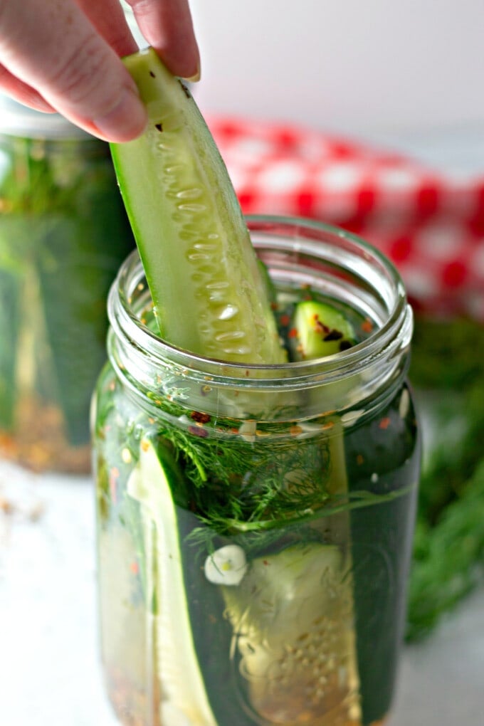 Refrigerator Dill Pickles | Kitchen Fun With My 3 Sons