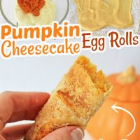 Pumpkin Cheesecake Egg Rolls