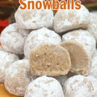 Pumpkin Spice Snowballs