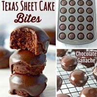 Texas Sheet Cake Bites