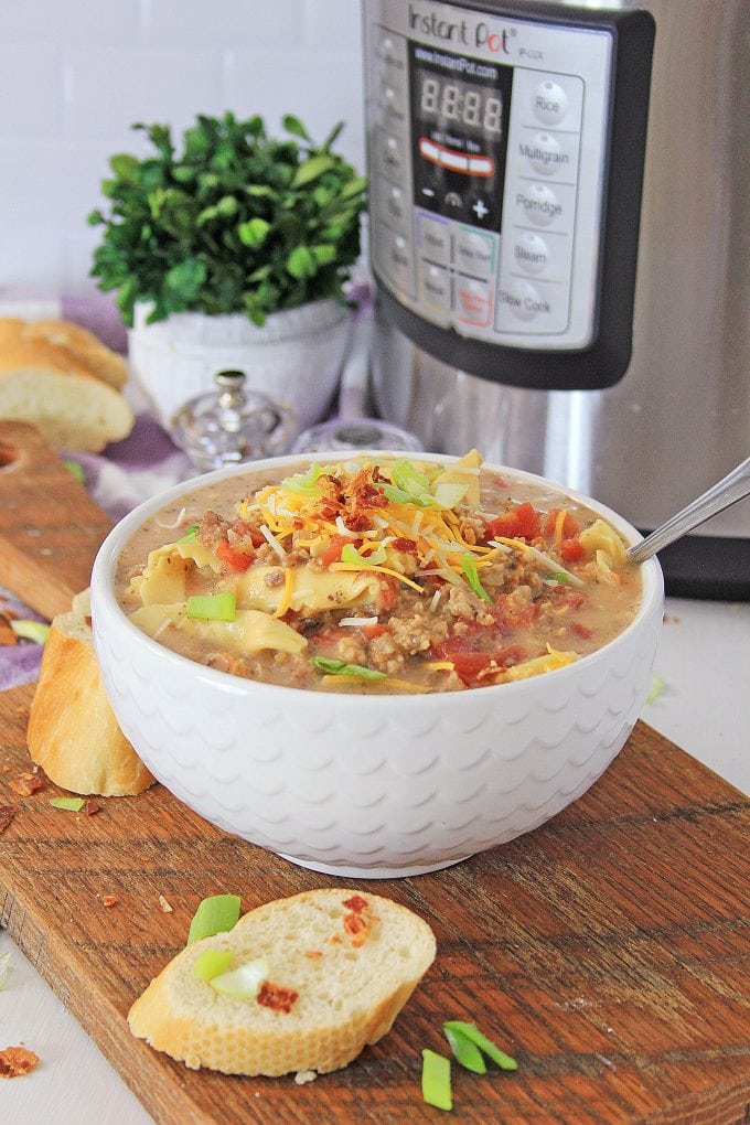 Instant Pot Tortellini Soup