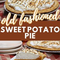 old fashioned sweet potato pie