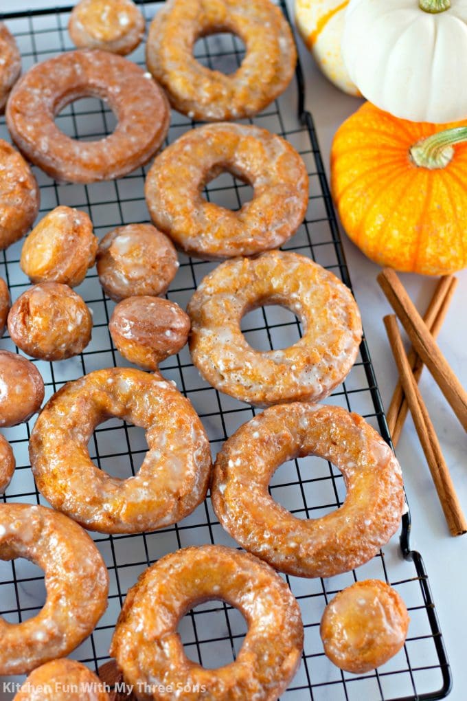 Pumpkin Spice Buttermilk Donuts
