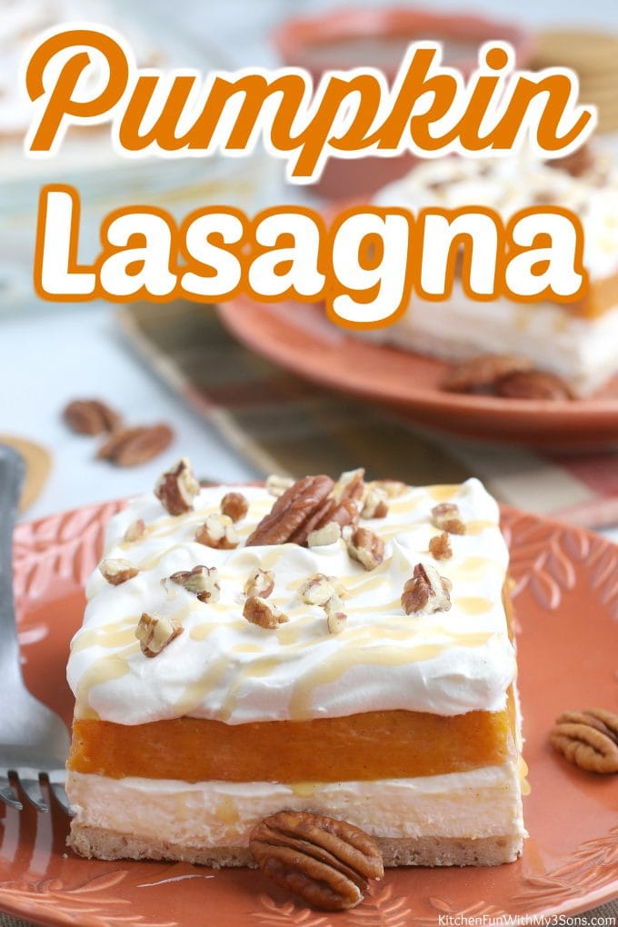 Pumpkin Lasagna Dessert